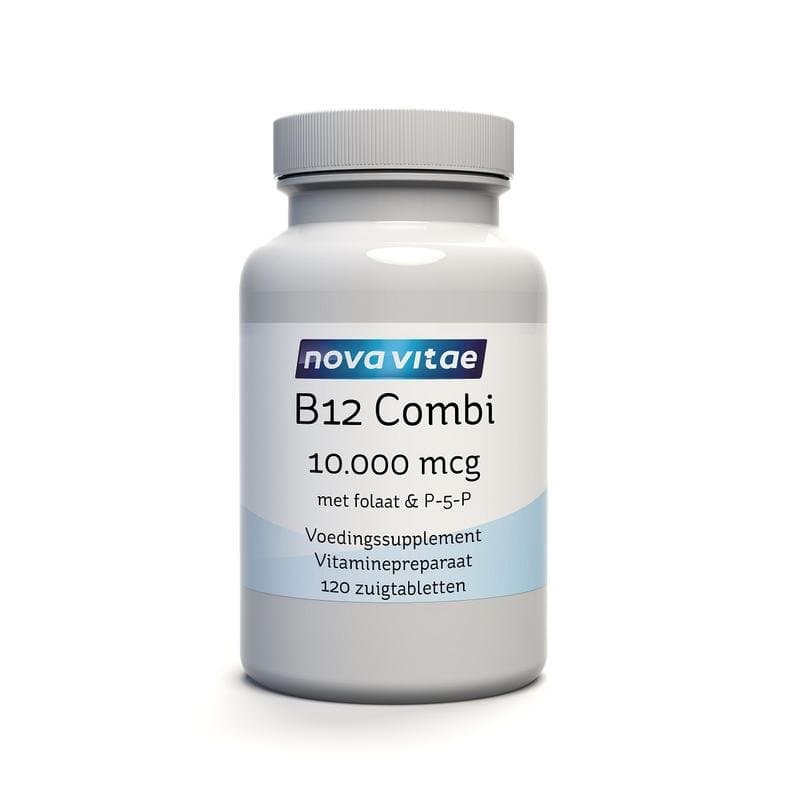 Nova Vitae B12 Actief combi 10.000 + folaat/P-5-P 120tb