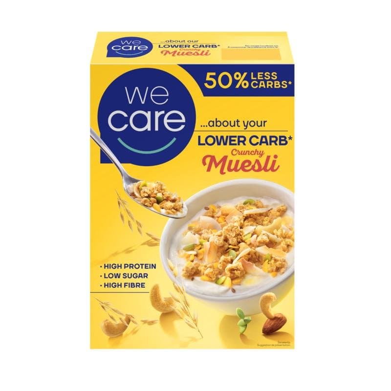 Wecare Lower carb crunchy muesli 325g