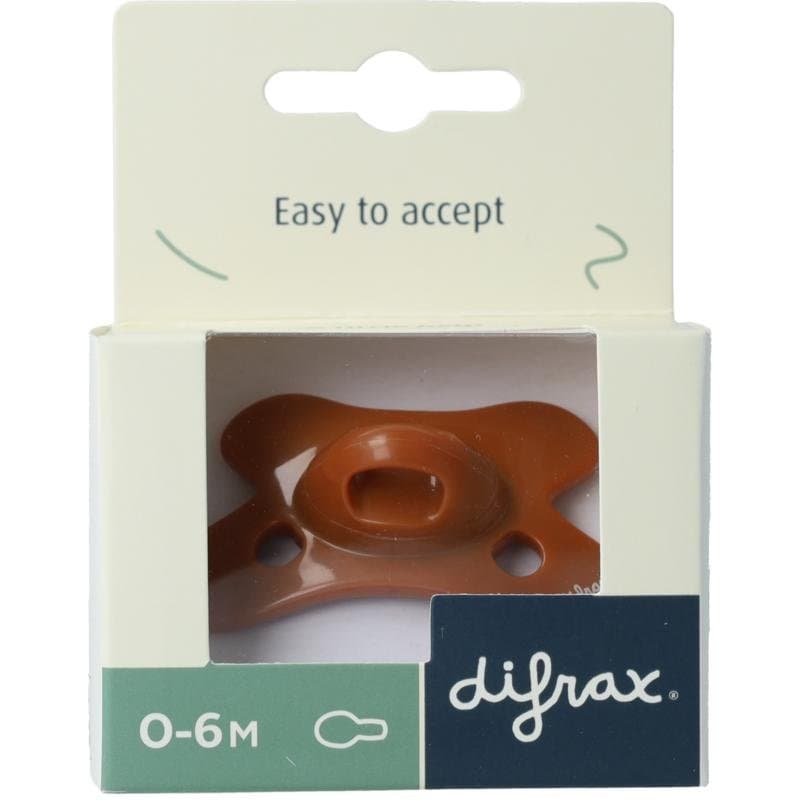 Difrax Fopspeen natural 0-6 maanden uni 1st