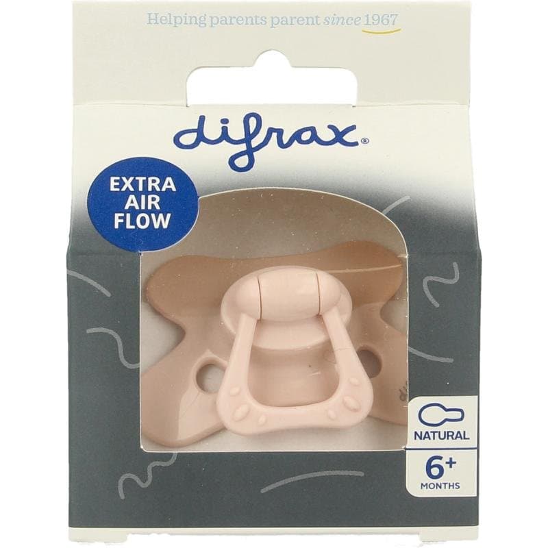 Difrax Fopspeen natural 6+ maanden uni 1st