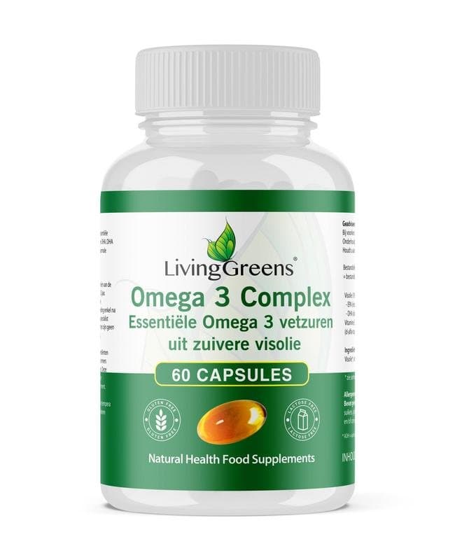 Livinggreens Omega 3 visolie complex 60ca