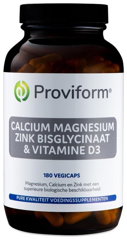 Proviform Calcium magnesium zink bisglycinaat & D3 180vc