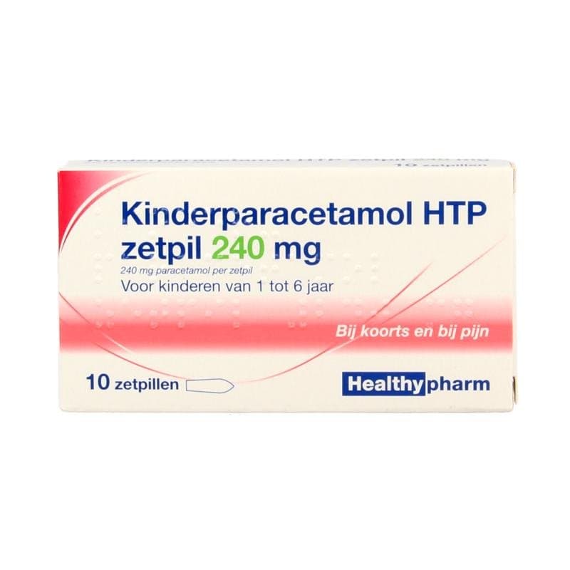 Healthypharm Paracetamol kinderen 240mg 10zp