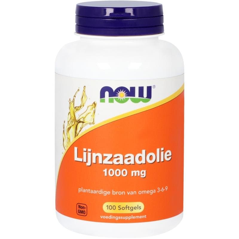NOW Lijnzaadolie 1000mg 100sft