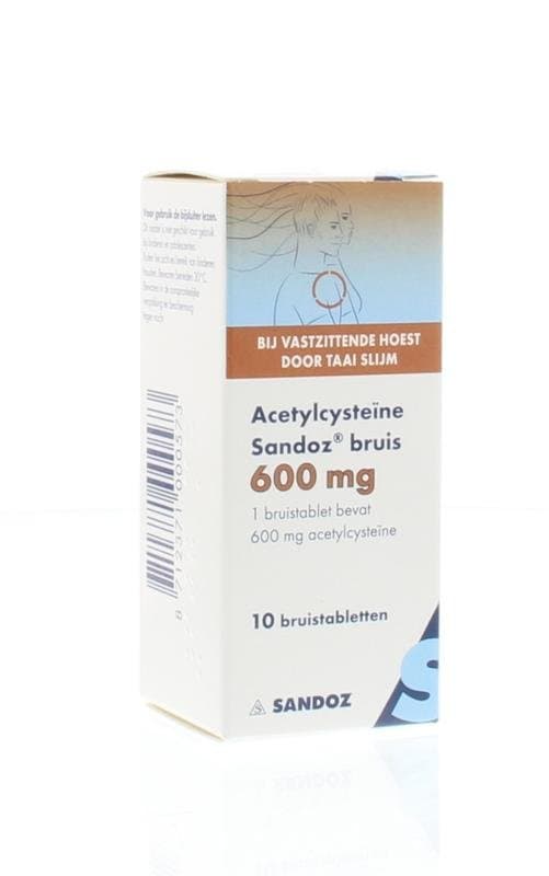 Sandoz Acetylcysteine 600mg 10brt