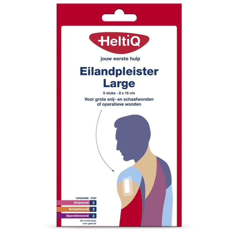 Heltiq Eilandpleisters 8 x 15cm 5st