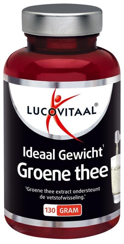 Lucovitaal Groene thee ideaal gewicht extract 130g
