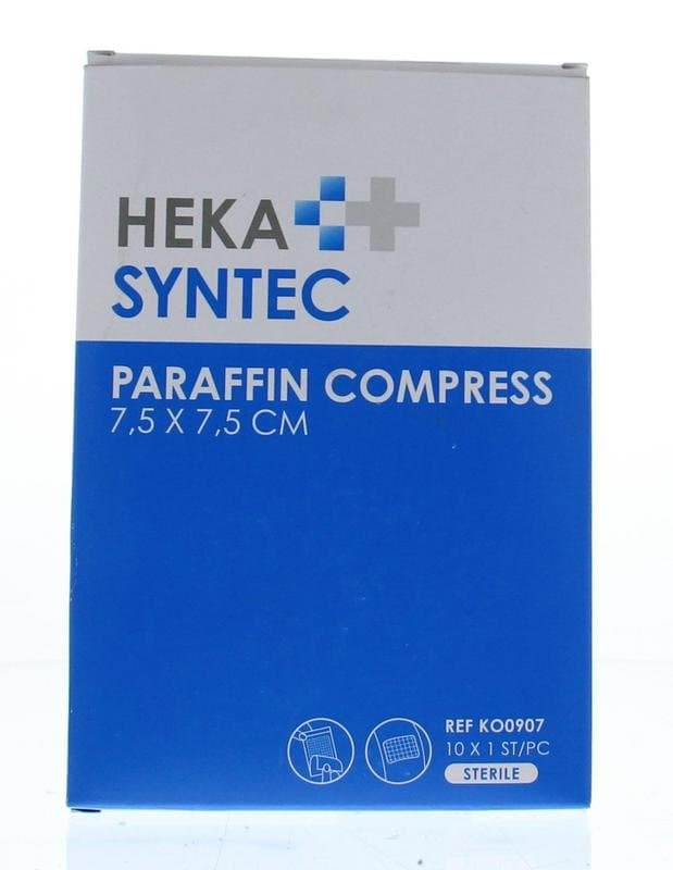 Heka Synthetisch zalfgaas 7.5 x 7.5cm 10st