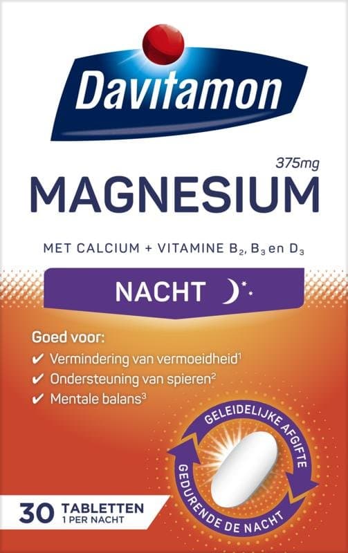 Davitamon Magnesium speciaal voor de nacht 30tb