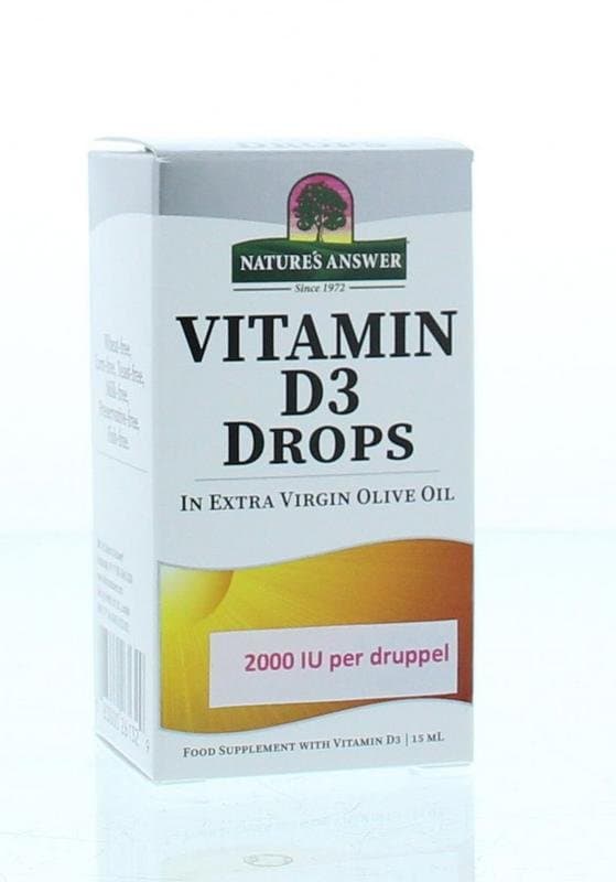 Natures Answer Vitamine D3 2000IU/50mcg per druppel 15ml