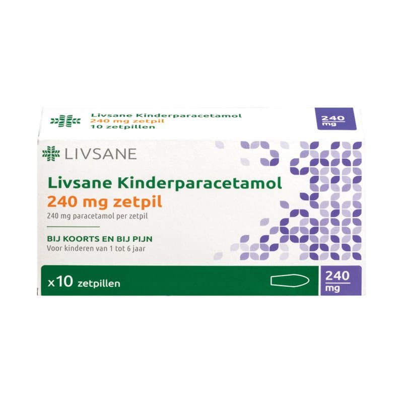 Livsane Paracetamol 240mg 10zp
