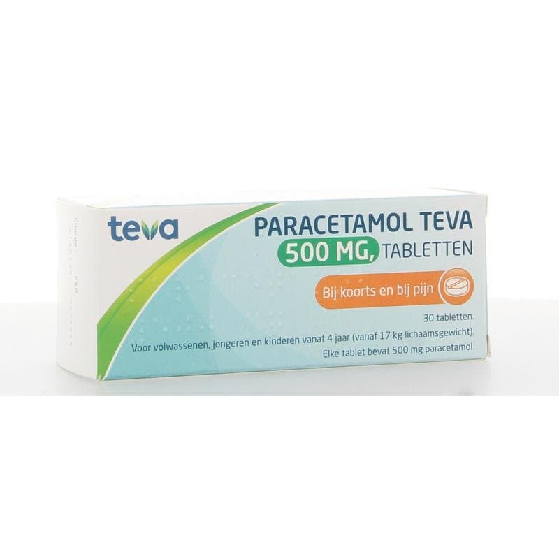 Teva Paracetamol 500 milligram 30tb