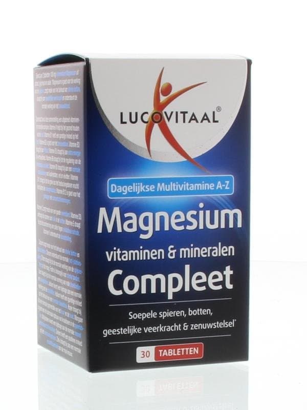 Lucovitaal Magnesium vitaminen mineralen compleet 30tb