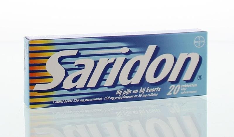 Saridon Pijnstillend en koortsverlagend 20tb